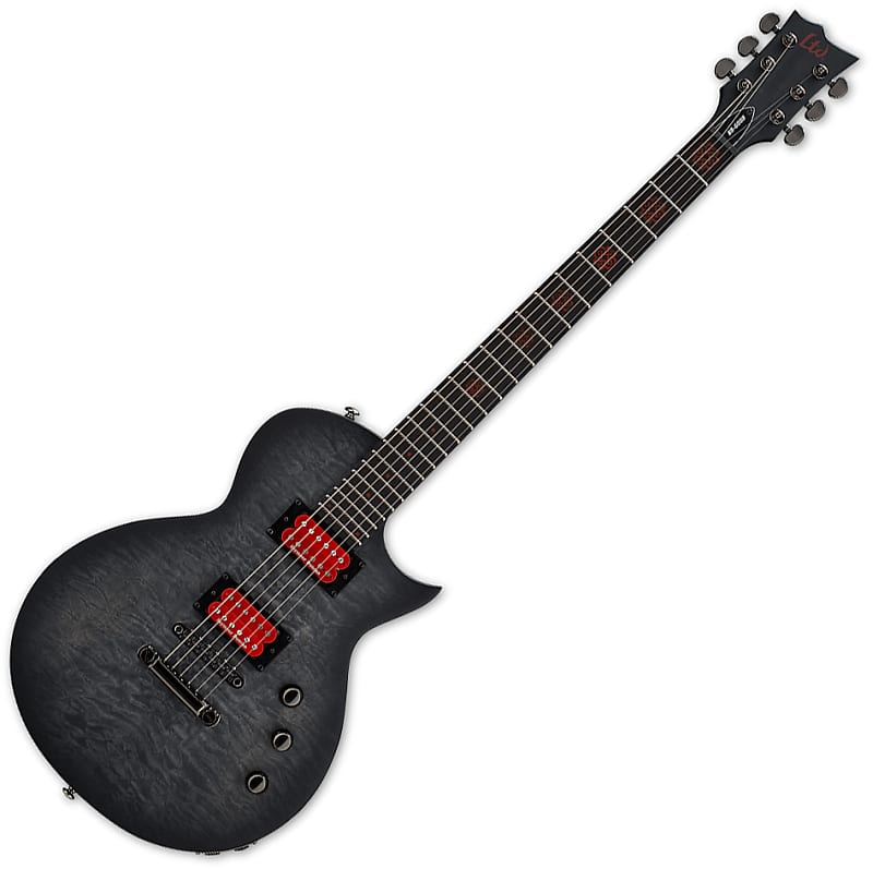 ESP LTD Ben Burnley BB-600 Baritone Signature Electric Guitar See Thru Black Sunburst Satin image 1