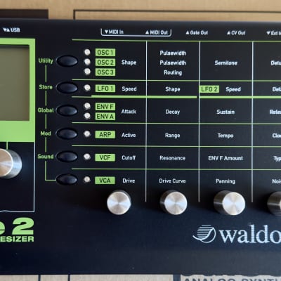 Waldorf Pulse 2 Analog Synthesizer Module 2013 - Present - Black