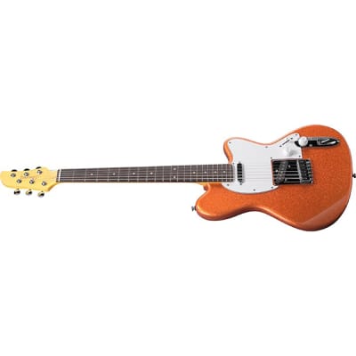 Ibanez Yvette Young YY20 Guitar, Rosewood Fretboard, Orange Cream Sparkle image 4