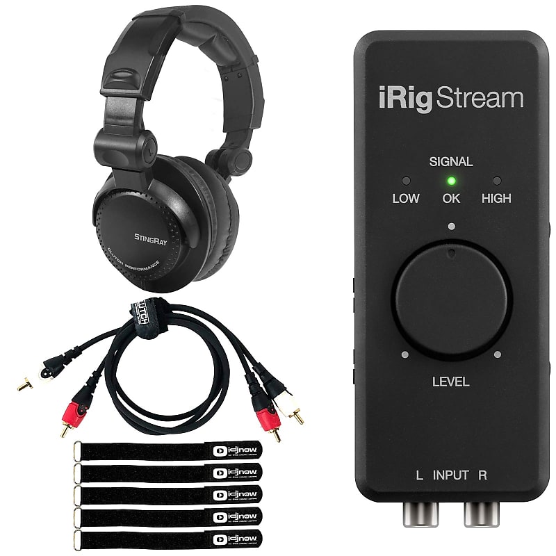 iRig DJ Live Stream USB Audio Interface for iOS/Android/MAC/PC w Headphone image 1