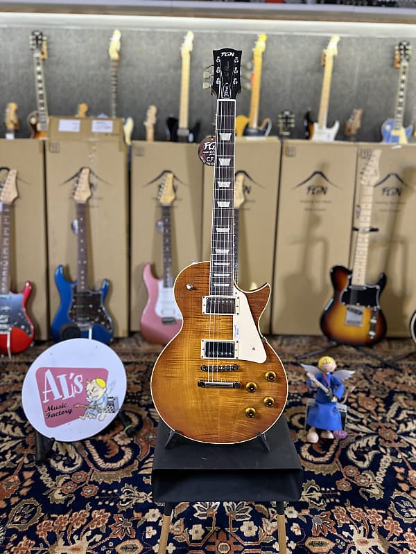FGN Guitars Fujigen NCLS-30R-BF/VV Super Flame Top 2023 FGN Guitars Fujigen NCLS-30R-BF/VV Super Flame Top 2023