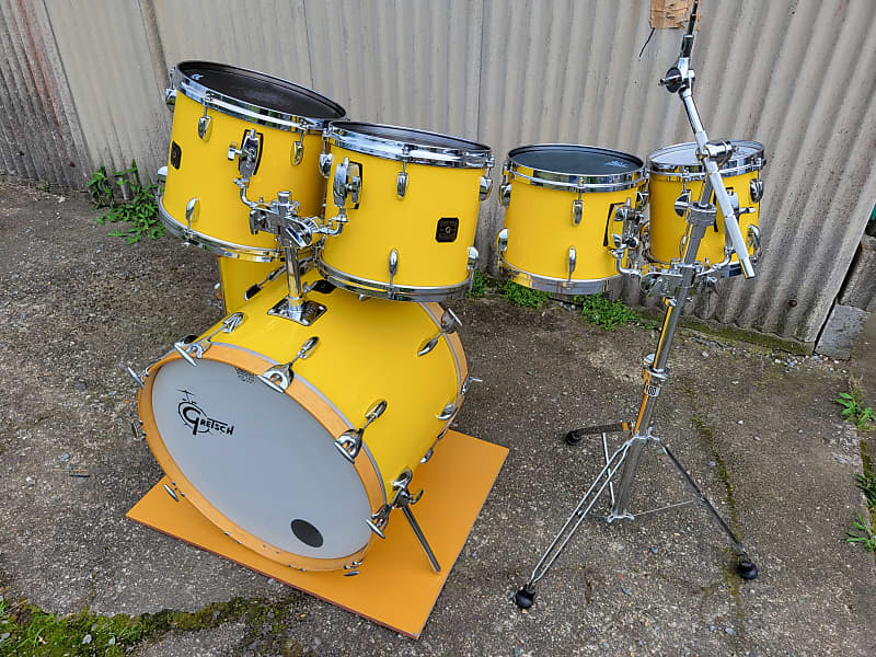 Gretsch 80's USA Custom Jasper Shell 6-Piece Drum Kit Set | Reverb