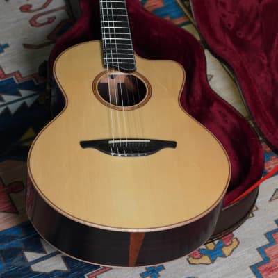 Hsienmo Crossover Classic Acoustic Nylon German Spruce Top + Indian Rosewood B&S Full Solid with hardcase image 24