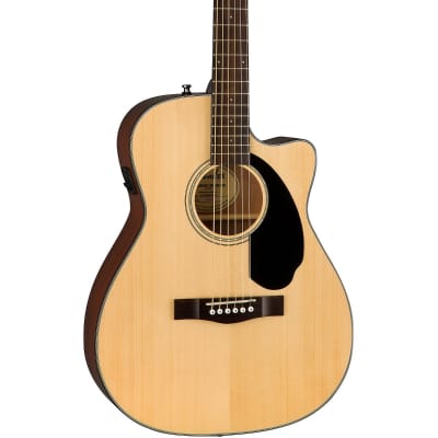 Fender CC-60SCE Concert Acoustic-Electric Guitar Natural image 1