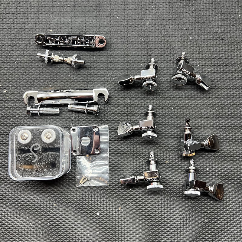 Gibson Chrome Hardware Set (grover locking tuners, bridge, Reverb