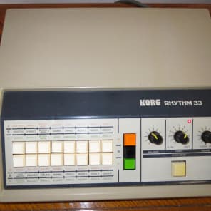 Korg Rhythm 33 KR 33 1970 s Vintage Analogue Drum Machine Rare Reverb