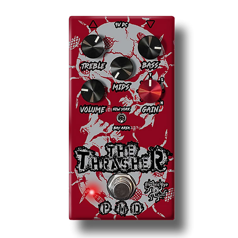 Electric Eye Audio Thrasher Distortion Pedal Red Reverb