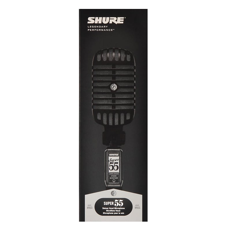 美中古 Shure Super 55-BLK Pitch Black 美中古 Shure Super 55-BLK Pitch Black