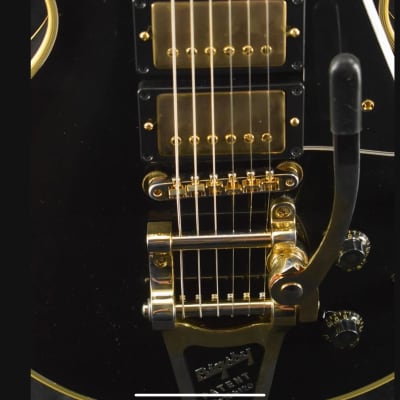 Gibson Custom Shop Historic 3-Pickup '57 Les Paul Custom Black Beauty Reissue with Bigsby 2019 - Present - Ebony VOS image 9