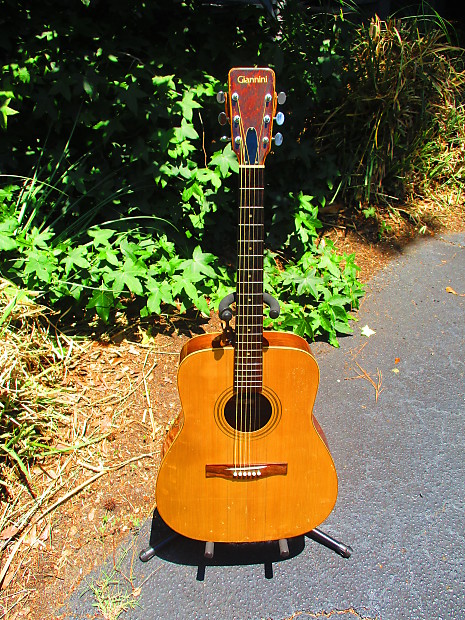 Vintage Giannini AWS 740 Acoustic Guitar 1973 Natural Made in Brazil Brazilian Rosewood