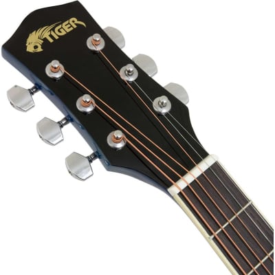 Tiger ACG2 Acoustic Guitar Pack for Beginners, Blue image 3