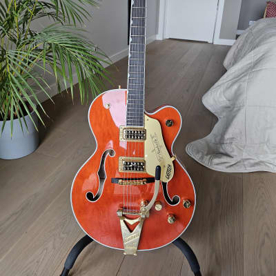Gretsch G6120TG Players Edition Nashville Hollow Body with Bigsby - Orange Stain for sale