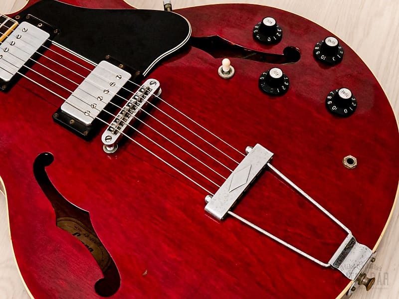 1978 Greco SA-550 Vintage ES Guitar Wine Red w/ Ebony Board