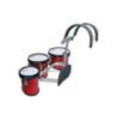 Hayman JMDR-060810 junior multi tenor trio drum, 6 inch + 8 inch + 10 inch, red, image 2