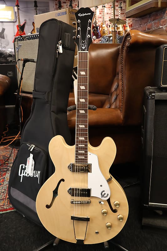 Epiphone Casino Natural (Free Gibson Gigbag Included) | Reverb