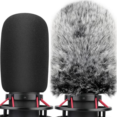 HyperX SoloCast Mic Pop Filter - Professional 4 Inch 3 Layers Metal  Windscreen Pop Screen Compatible with HyperX SoloCast Microphone by  YOUSHARES