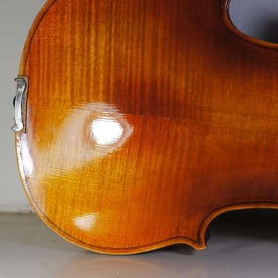 Old used Czech viola 16" 100 years old VIDEO Stradivarius copy 1713 immediately playing condition image 3
