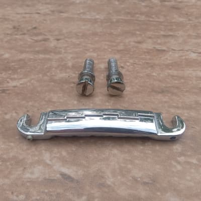 Vintage Gibson TPBR 8513 Wraparound Tailpiece 1962 Chrome | Reverb