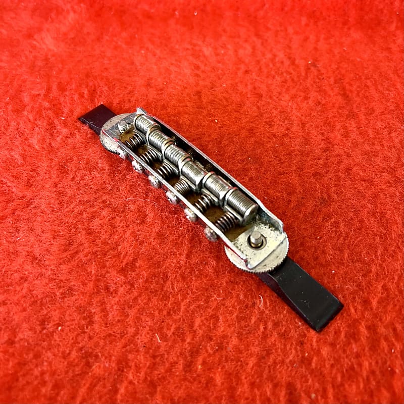 Vox Archtop electric guitar bridge 1960’s Rosewood 6/ 12 Reverb