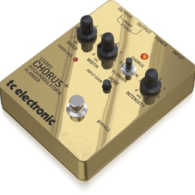 Special Edition! TC Electronic SCF GOLD SE Stereo Chorus Flanger Pedal with 3 modulation modes for sale