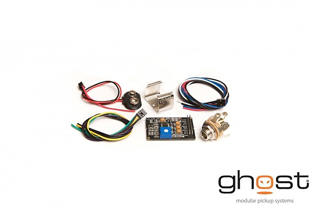 Graph Tech PE-0340-00 Ghost Acousti-Phonic Preamp Kit for Bass - Basic image 1