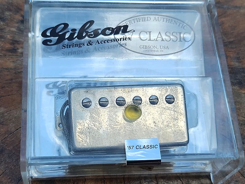 Gibson 57 Classic Pickup Aged Nickel 2000s | Reverb
