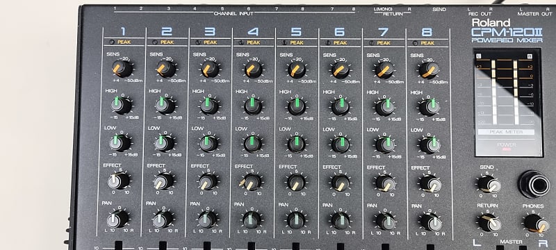 ローランド CPM-120Ⅱ powered mixer ケース付 ローランド CPM-120Ⅱ powered mixer ケース付 Roland CPM-120
