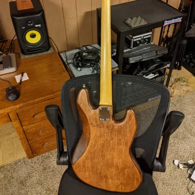 Fender Jazz Bass  Satin Over Red Oak (Custom) Left Handed image 6