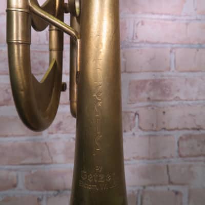 Getzen Genesis 2008 Unlacquered Pro Trumpet w/ Original Hard Shell Case image 3