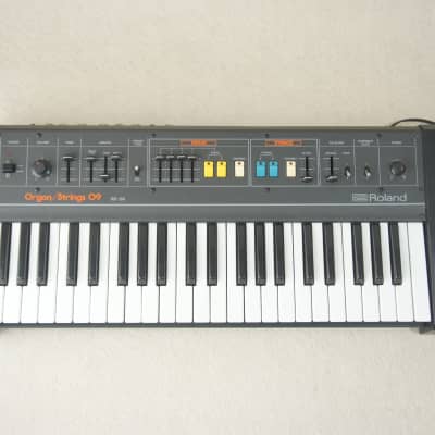 Roland RS-09 MKII 44-Key Organ / String Synthesizer 1980s - Black with Colored Buttons