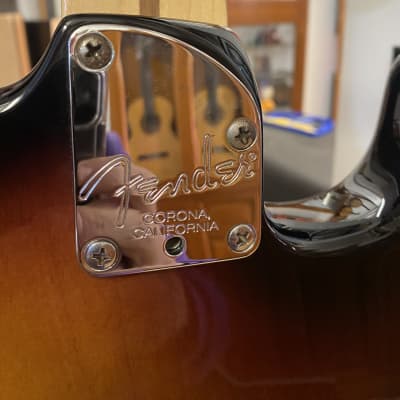 Fender Stratocaster American Deluxe 2006 - Sunburst lefty image 6