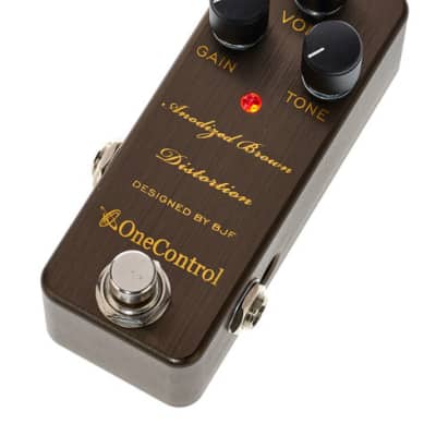 Reverb.com listing, price, conditions, and images for one-control-anodized-brown-distortion