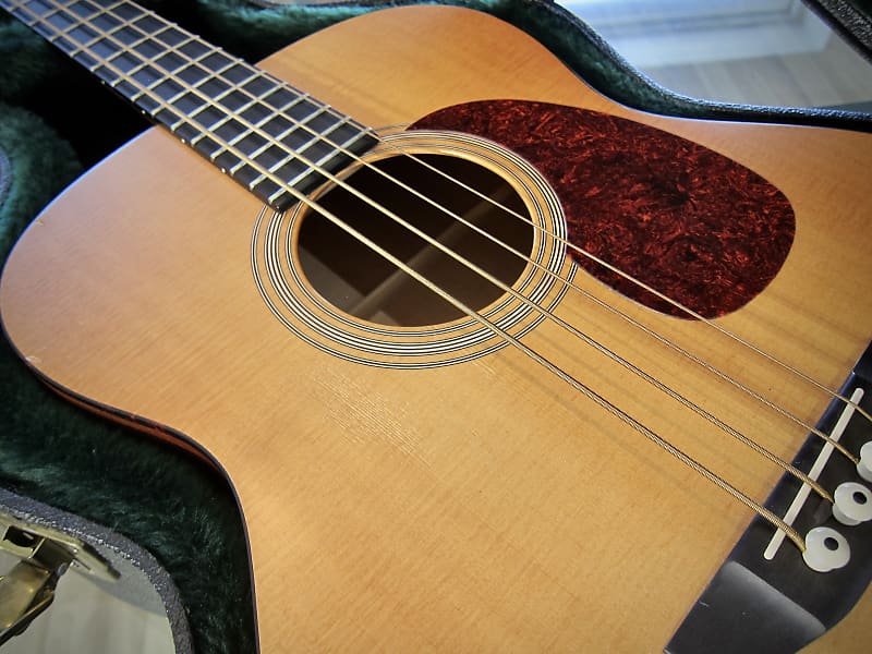1998 Martin B-1 Acoustic Bass Guitar Natural Super Clean Great Sounding & Playing with Original HSC image 1