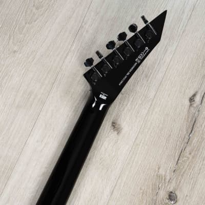ESP LTD KH-602 Kirk Hammett Signature Guitar, Macassar Ebony Fretboard, Black image 9