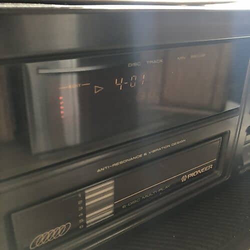 Vintage Pioneer PD-M701 6 popular CD Changer Player With Cartridge. Japan. Tested!