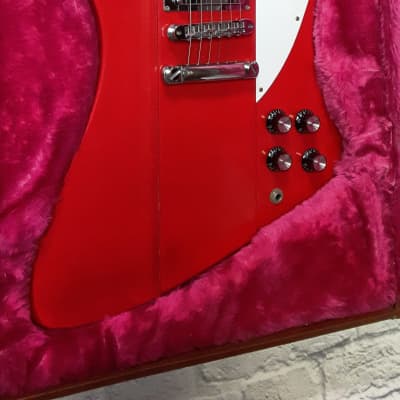 RARE 1990 Gibson Firebird V- Custom Color Cardinal Red w/ OHSC image 10