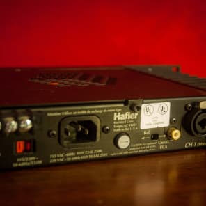 Hafler P1000 Trans Ana Reference Power Amp - Amplifier for Studio ...