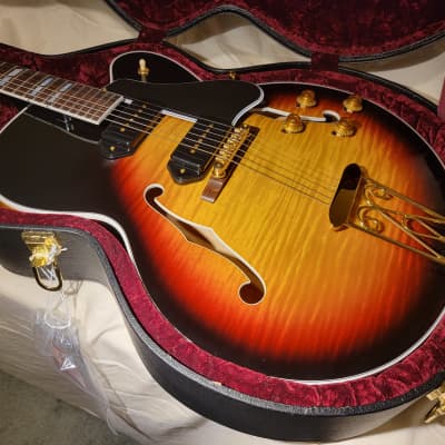 Gibson Custom Shop ES-350T 2021 1 of 1 Tri Burst w/ Beautiful Flame for sale
