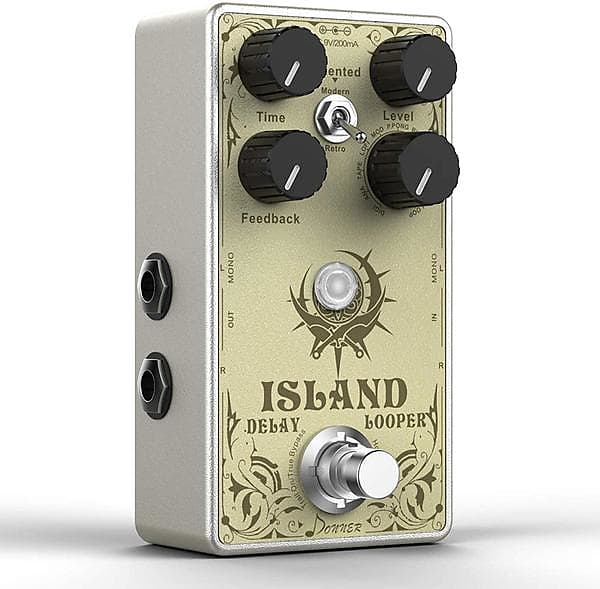 Island Multi-function Delay Guitar Effect Pedal, Multi-type Delay