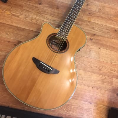 Left Handed Yamaha APX700II- Slimline Electro-Acoustic Guitar for sale