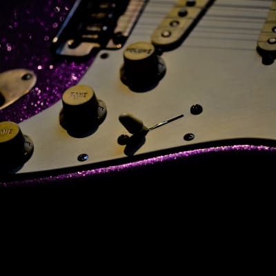 American Fender Stratocaster Custom Relic Purple Sparkle CS Fat 50's image 23