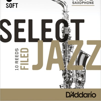 D'addario Select Jazz Filed Eb Alto Sax Reeds 10 Ct 3 Strength image 2