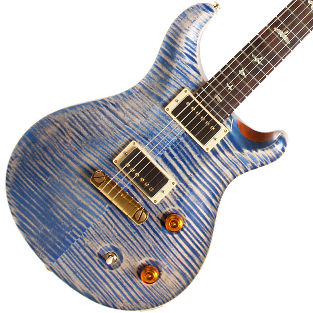 2004 PRS Modern Eagle Faded Blue Jean Denim | Reverb