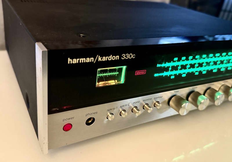 Harman kardon 330c receiver fm tuner shops stereo radio vintage