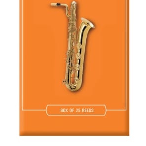Rico RLA2520 Baritone Saxophone Reeds - Strength 2.0 (25-Pack)