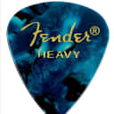 Fender 351 Shape Premium Celluloid Picks - Heavy Ocean Turquoise 12-pack