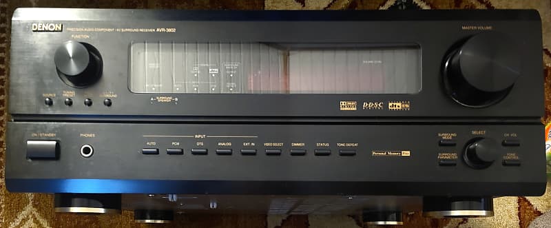Denon AVR-3802 7.1 A/V Receiver 2002 - Black  			
