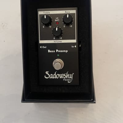 Sadowsky SBP-2 V2 Bass Preamp 2021 - Present - Black