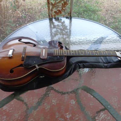 Kay K150 Acoustic Electric Archtop - 1951 Blues Guitar - Thin Twin Pickup image 15