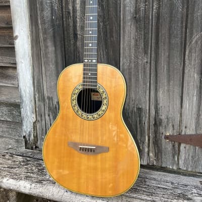 Very Rare 1967 Ovation Josh White Spruce Top Textured Bowl for sale